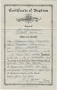 Florence Raymond baptismal certificate