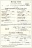 Lirette-Raymond marriage certificate