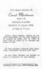 Ernest Martineau funeral card