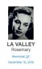 Rosemary La Valley Lapointe obituary photo